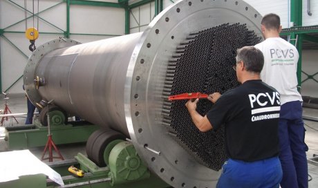 PCVS Chaudronnerie Fabrication d'échangeur tubulaire Isère